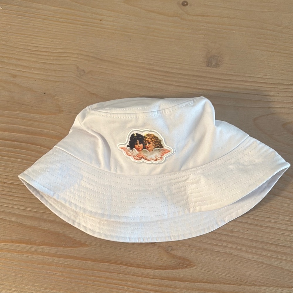 Unisex bucket hat fiorucci white